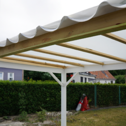 Installation de pergola en PVC Mennecy